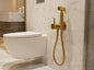 Unlacquered Brass Handheld Bidet Sprayer, Hot & Cold Vintage Shattaf | Antique Toilet Spray | Morocco Handmade Bidet