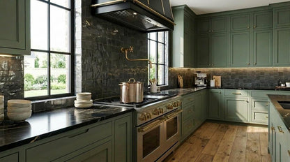 Unlacquered Brass Pot Filler Faucet | Wall Mount Articulating Swing Arm | Solid Brass Over Stove Kitchen Tap | Farmhouse Chef Faucet