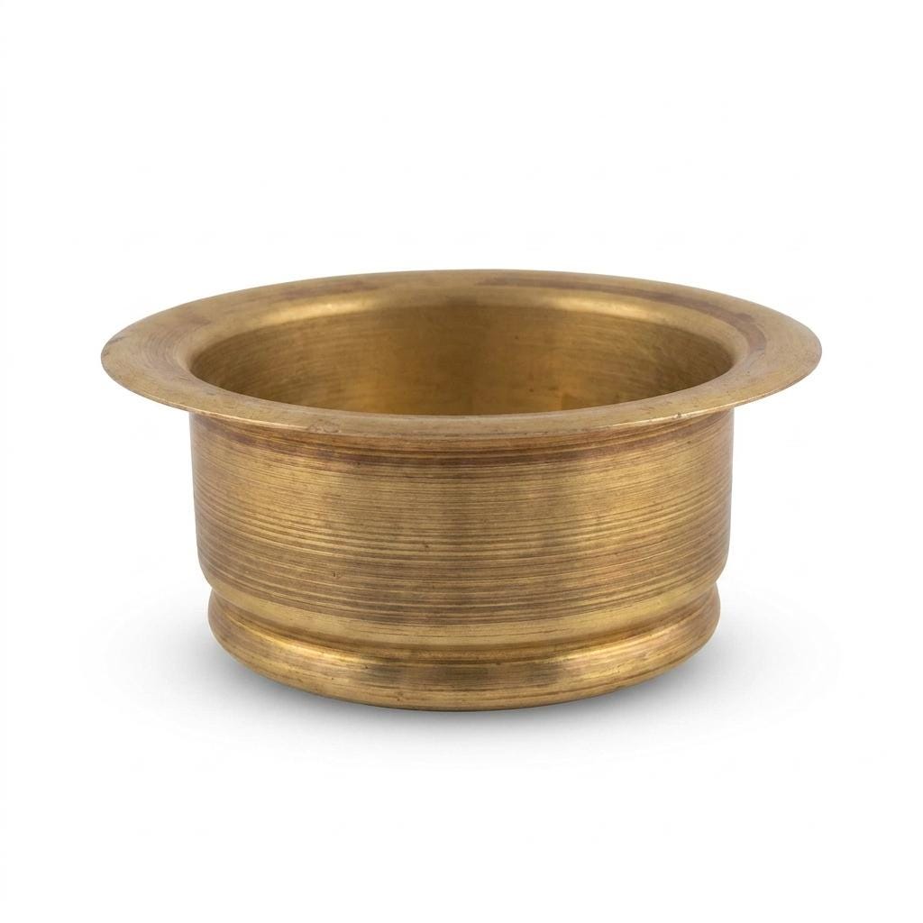 Unlacquered Brass Sink Drain Flange | 3.5 Inch Kitchen Disposal Basket Strainer | Farmhouse Brass Drain Stopper Replacement