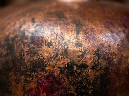 Handmade Aged Patina Copper Pendant Light Rustic Dome | Industrial Kitchen Island Ceiling Lamp | Bohemian Farmhouse Moroccan Artisan Light